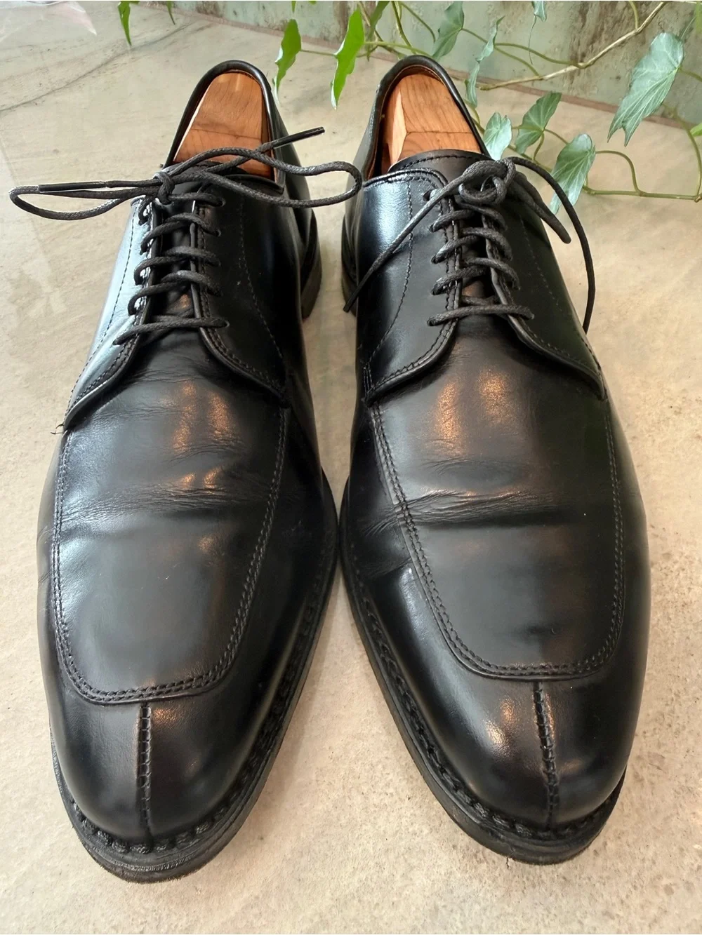Allen Edmonds Delray Black Leather Split Toe Derby Dress Shoes Men’s 11D